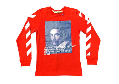 OFF-WHITE Bernini L/S Tee Red