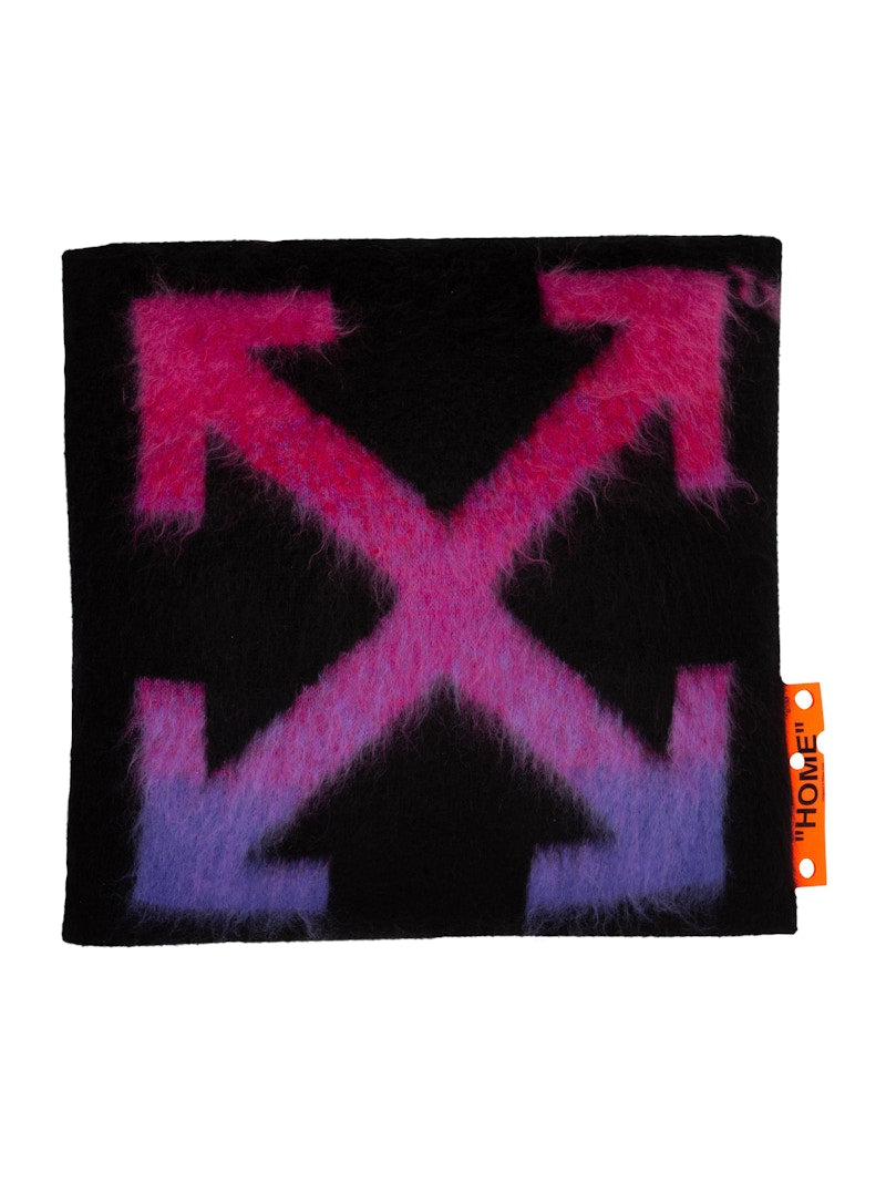 OFF-WHITE Big Gradent Pillow Black/Fucsia/Fluo