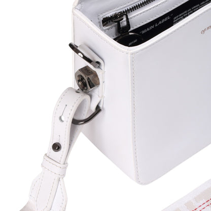 OFF-WHITE Binder Clip Bag Cotton Flower Sculpture White