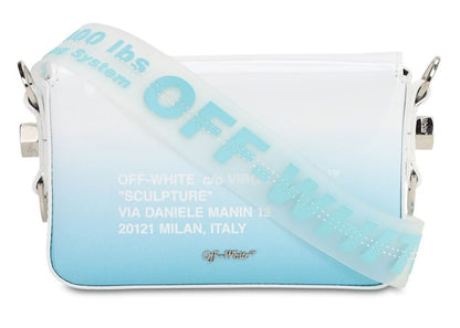 OFF-WHITE Binder Clip Bag Degrade Mini Light Blue