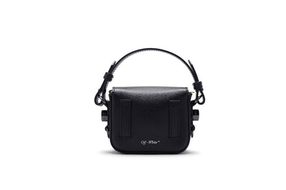 OFF-WHITE Binder Clip Bag Diag Baby Black White