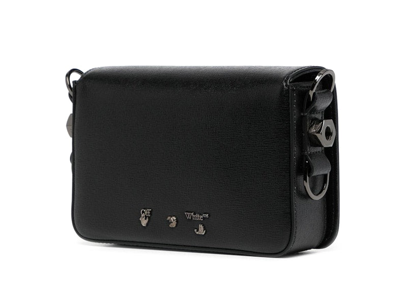 OFF-WHITE Binder Clip Shoulder Bag Black White Blue Pink