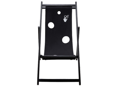 OFF-WHITE Black Deck Chair