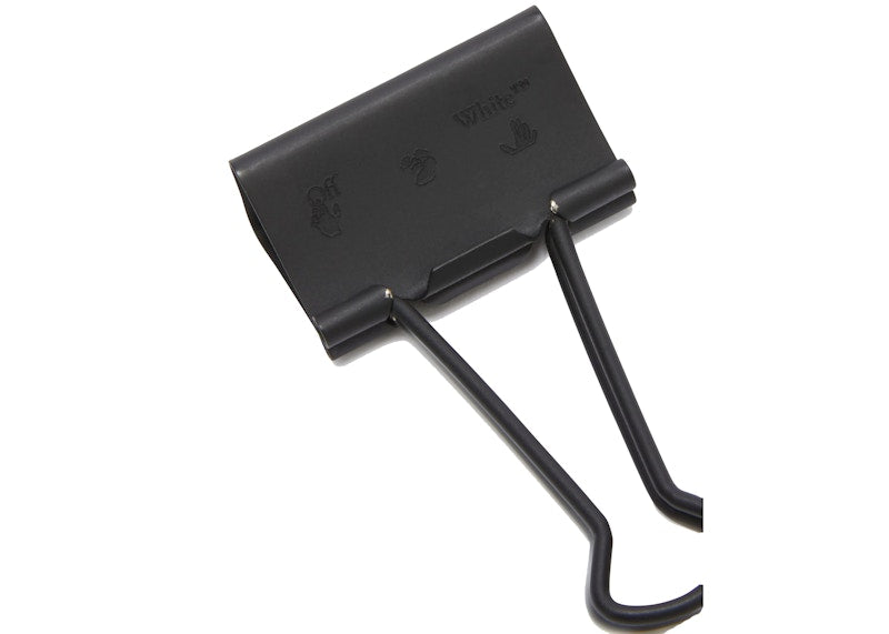 OFF-WHITE Black Matte Binder Clip