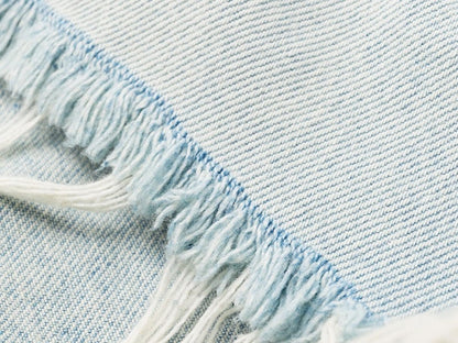 OFF-WHITE Bleached Denim Shorts Bleach