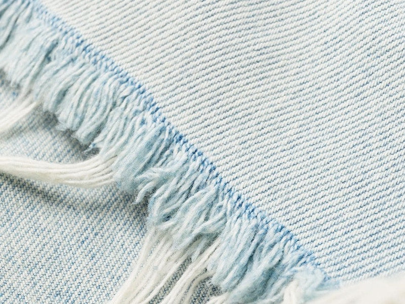 OFF-WHITE Bleached Denim Shorts Bleach