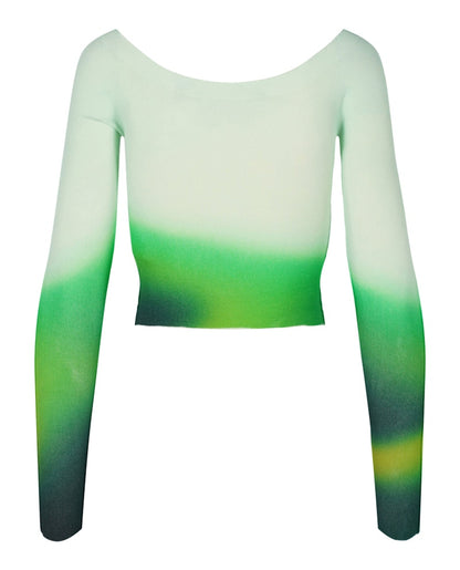 OFF-WHITE Blurred Seamless Knit Top Multi