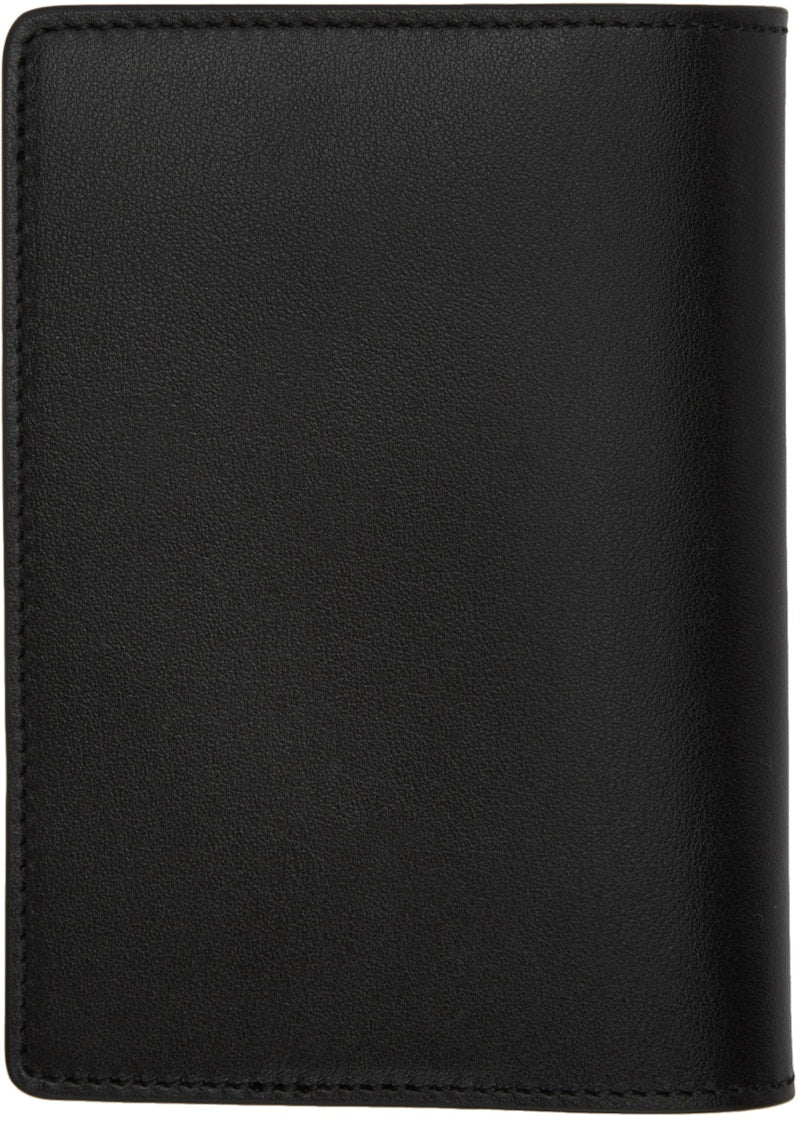 OFF-WHITE Bold Quote Passport Wallet "FOR PASSPORT" Black