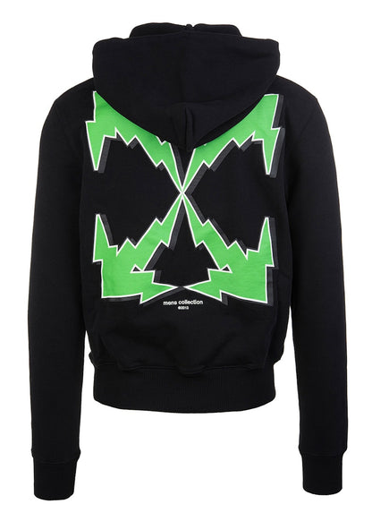 OFF-WHITE Bolt Arrows Hoodie Black