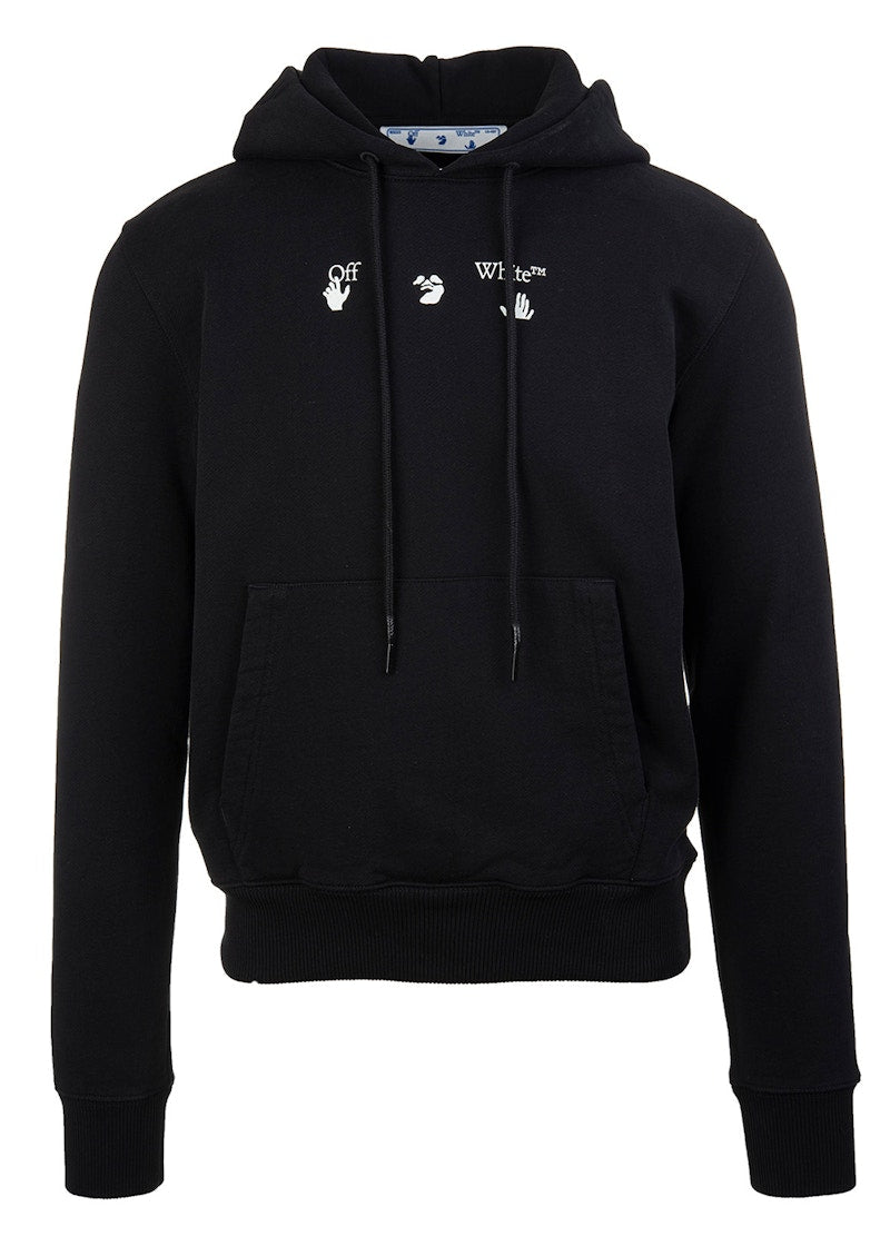OFF-WHITE Bolt Arrows Hoodie Black