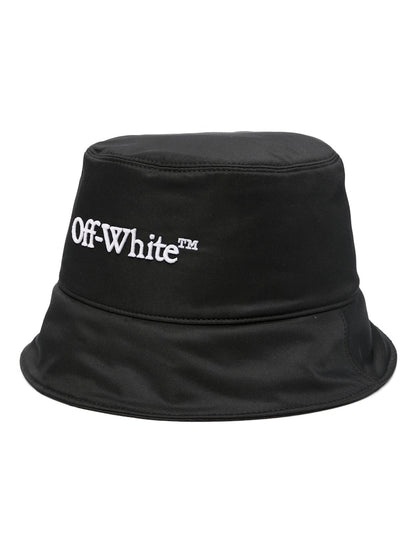 OFF-WHITE Bookish Bucket Hat Black/White