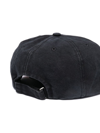 OFF-WHITE Bookish Logo Embroidered Baseball Cap Black/White