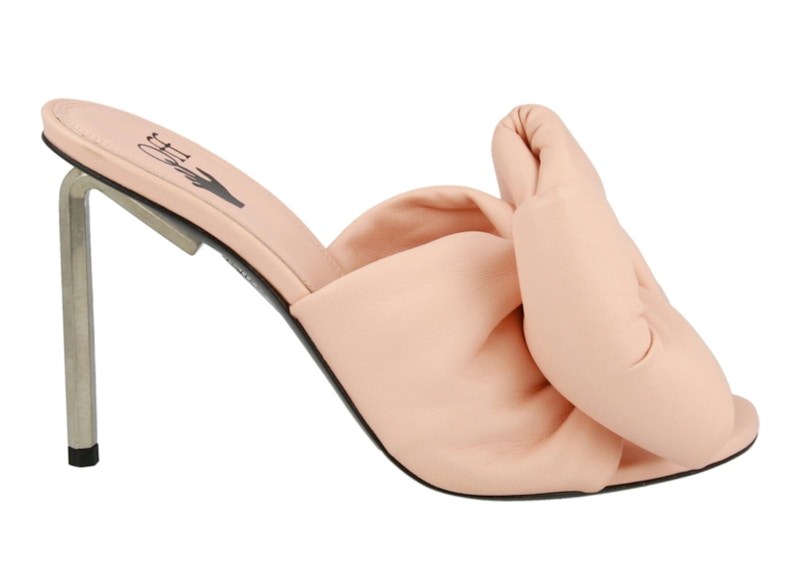 OFF-WHITE Bow High Allen Pointed Sandal Light Pink (Women's)