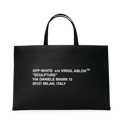 OFF-WHITE Box Bag Black White