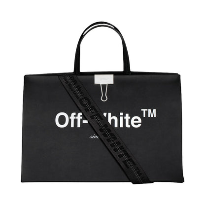 OFF-WHITE Box Bag Black White