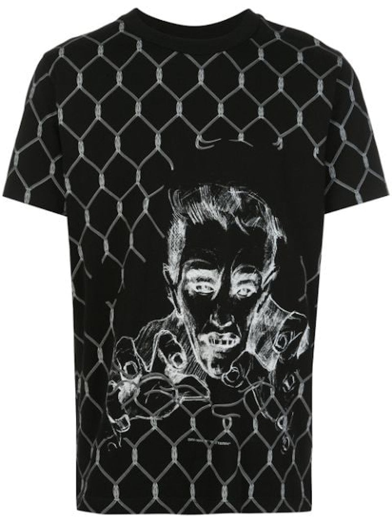 OFF-WHITE Broken Fence T-shirt Black/White