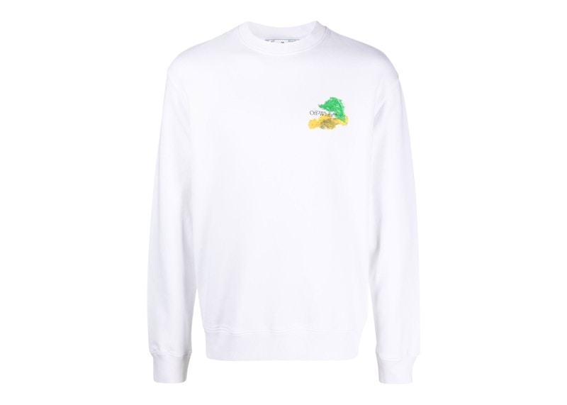 OFF-WHITE Brush Arrows Skate Crewneck White/Multi
