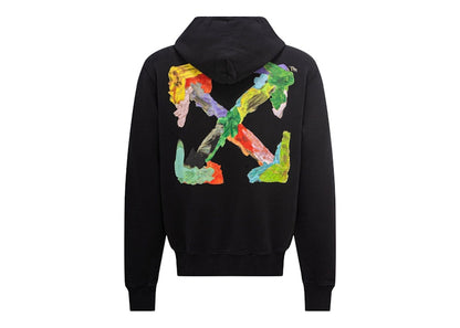 OFF-WHITE Brush Arrows Slim Skate Hoodie Black/Multi