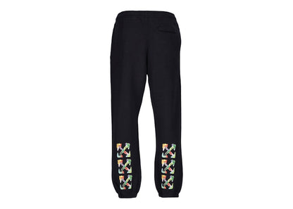 OFF-WHITE Brush Arrows Slim Track Sweatpants Black/Multi