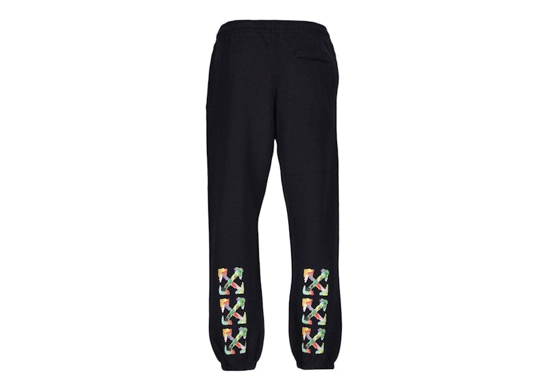 OFF-WHITE Brush Arrows Slim Track Sweatpants Black/Multi