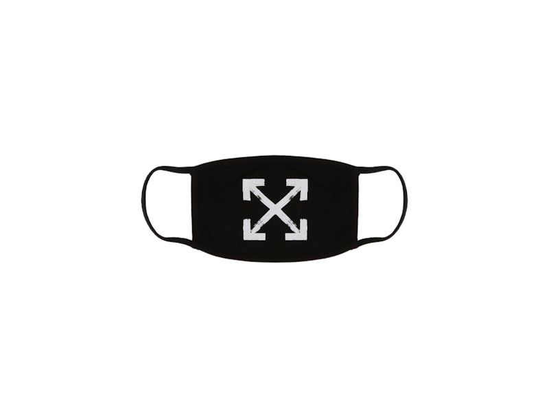 OFF-WHITE Brushed Arrows Face Mask Black/White
