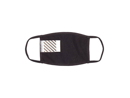 OFF-WHITE Brushed Diag Face Mask Black/White