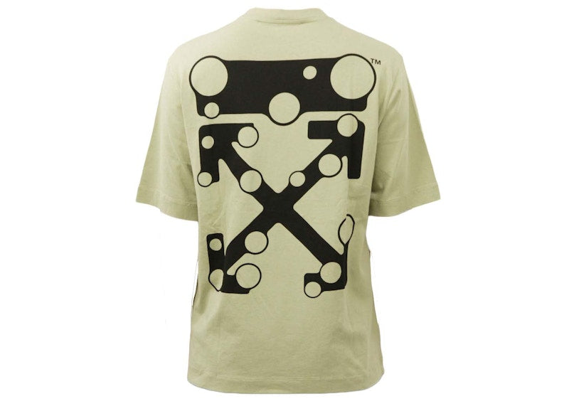 OFF-WHITE Bubble Arrow S/S Skate Tee Beige