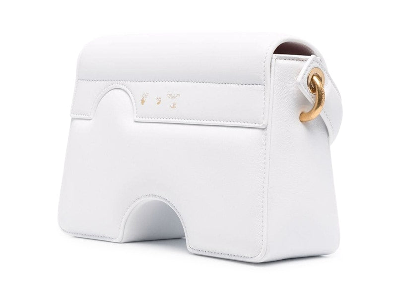 OFF-WHITE Burrow-22 Shoulder Bag White