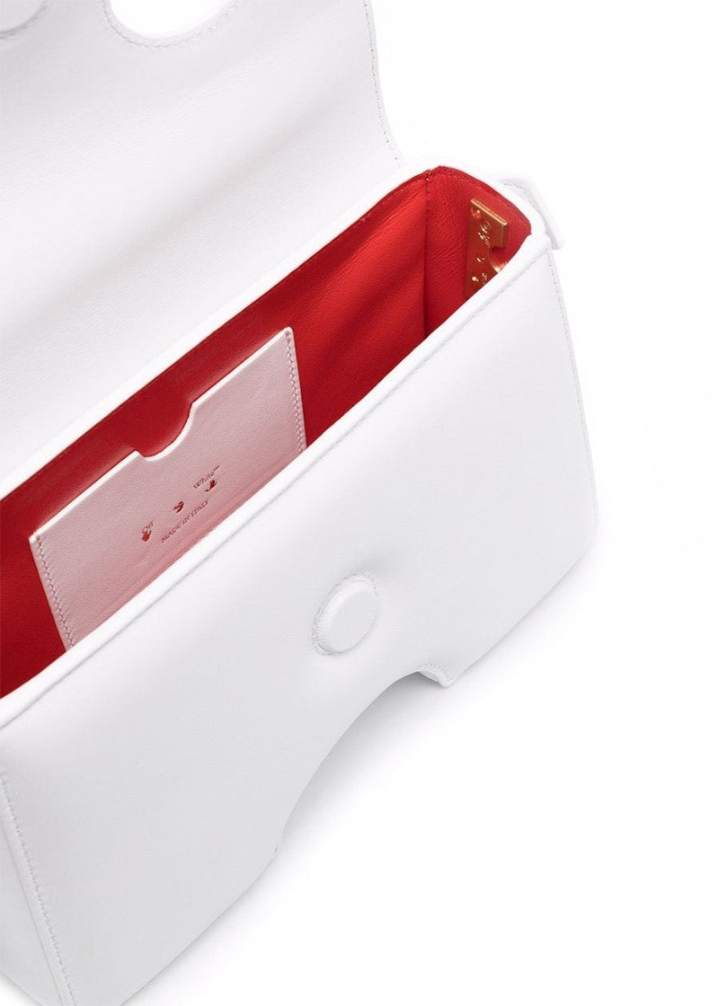 OFF-WHITE Burrow-22 Shoulder Bag White