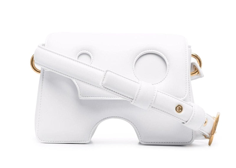 OFF-WHITE Burrow-22 Shoulder Bag White