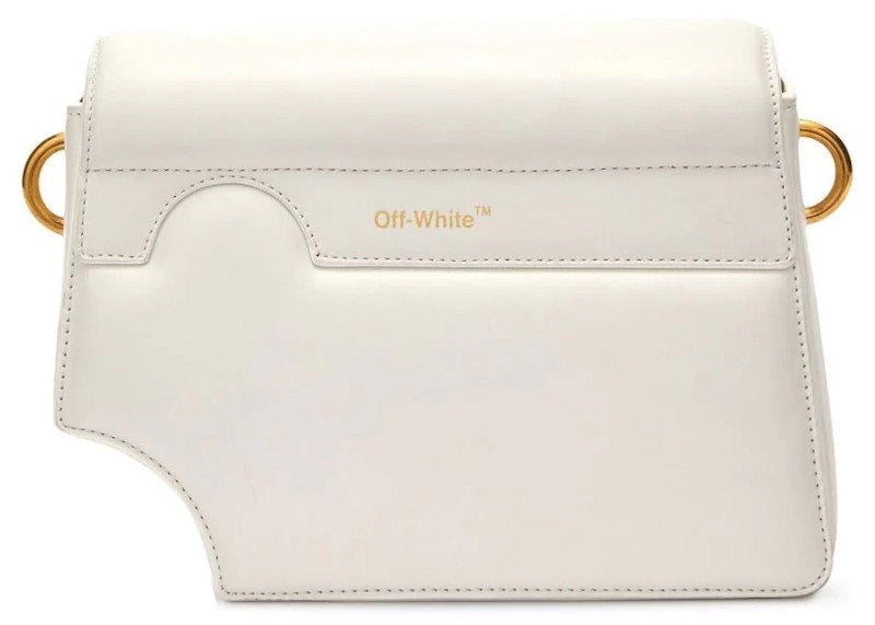 OFF-WHITE Burrow 24 Shoulder Bag White