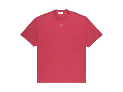 OFF-WHITE Bw S.Matthew Over S/S T-shirt Rio Red
