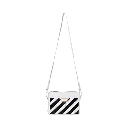 OFF-WHITE Camera Bag Diag White Black