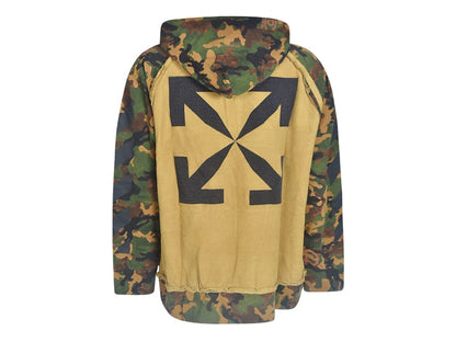 OFF-WHITE Camo Arrows Hoodie Green/Camo