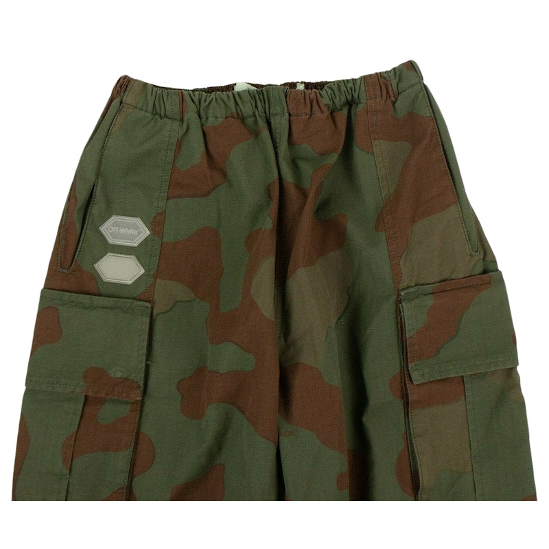 OFF-WHITE Camo Cargo Pants Green