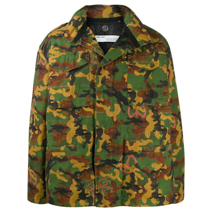OFF-WHITE Camo Padded Field Jacket Camo/Black