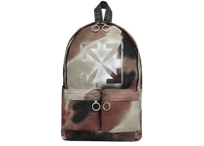 OFF-WHITE Camoflage Backpack Camo Brown