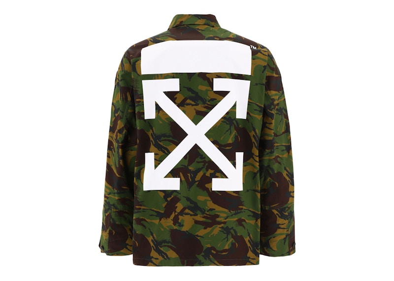 OFF-WHITE Camou Patch Field Jacket Army Green