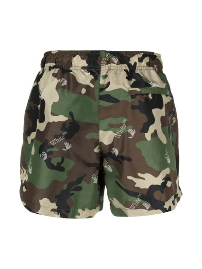 OFF-WHITE Camouflage Print Swim Shorts Camouflage Print