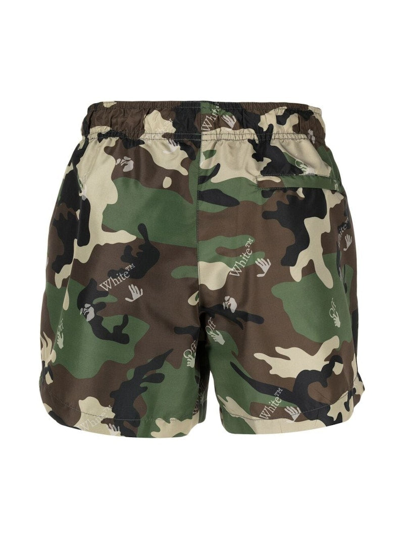 OFF-WHITE Camouflage Print Swim Shorts Camouflage Print