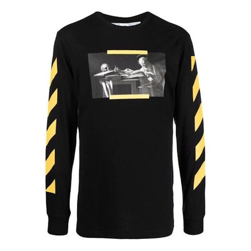 OFF-WHITE Carav Painting L/S Tee Black