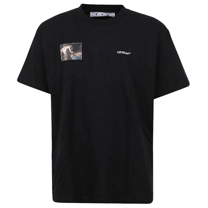 OFF-WHITE Caravaggio Angel S/S Over Tee Black