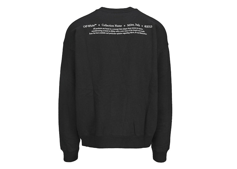 OFF-WHITE Caravaggio Boy Crew Sweatshirt Black