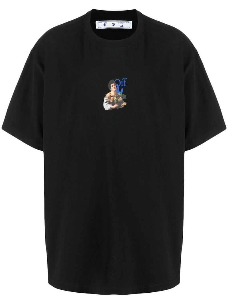 OFF-WHITE Caravaggio Boy T-shirt Black/Blue