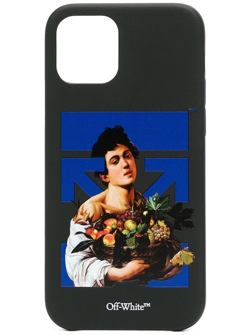 OFF-WHITE Caravaggio Boy iPhone 12 Pro Case Black/Blue