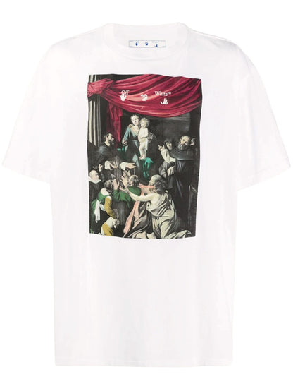 OFF-WHITE Caravaggio Painting Oversized Tee White