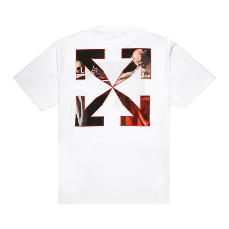 OFF-WHITE Caravaggio S/S Over Tee White/Red