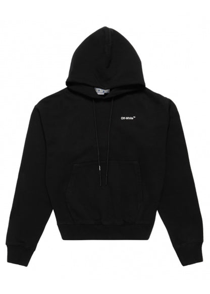 OFF-WHITE Caravaggio Saint Jerome Writing Arrows Hoodie Black/White