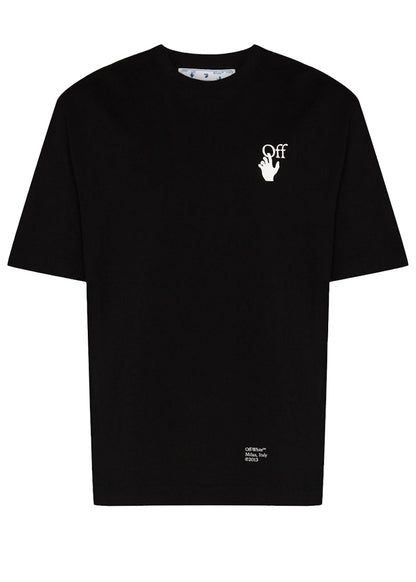 OFF-WHITE Caravaggio Saint Jerome Writing Arrows Oversized T-Shirt Black