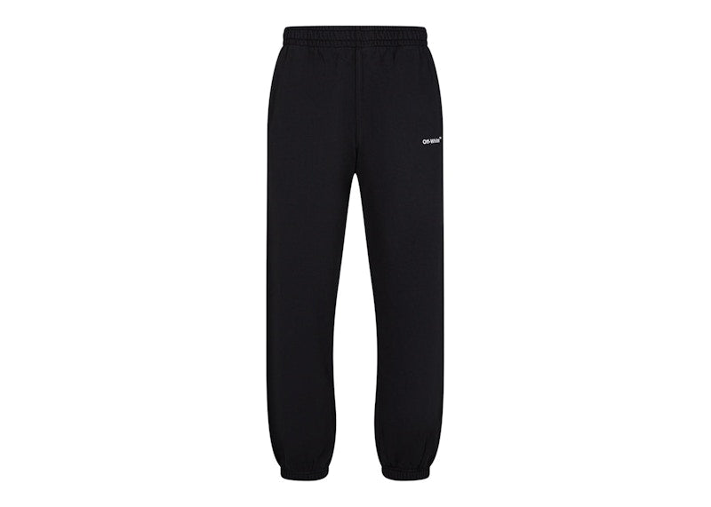OFF-WHITE Caravaggio Saint Jerome Writing Diag Slim Fit Sweatpants Black/White